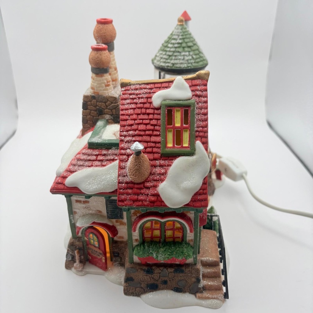 Dept 56 North Pole Series Peanut Brittle Factory Christmas Village House - Picture 4 of 10